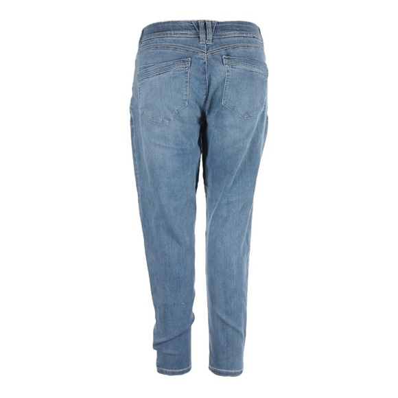 Democracy Skinny Ankle Jeans 16 NWT Blue Slightly Distressed Slimming Fit Comfy - Picture 2 of 9